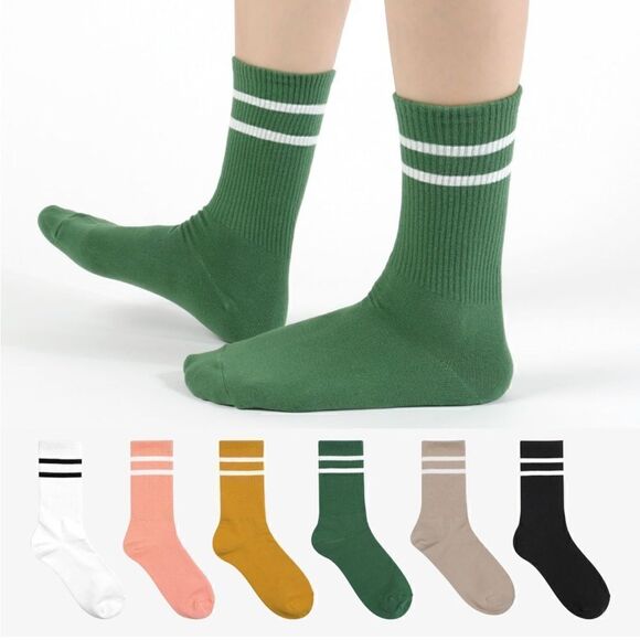 Color Stripe Sock Set - Picture 2 of 9